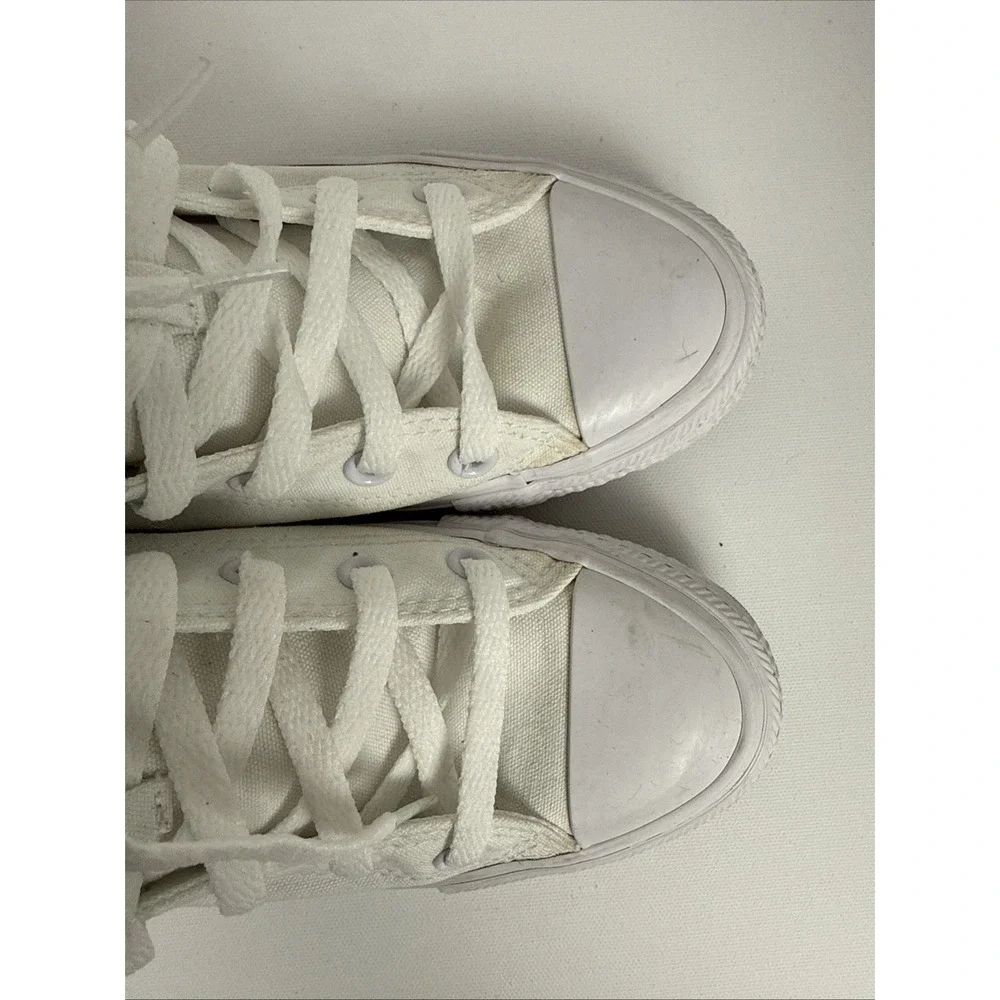 CONVERSE Chuck Taylor ALL STAR HIGH TOP MONOCHROME WHITE UNISEX (1U646F) M6/W8 - Picture 7 of 15
